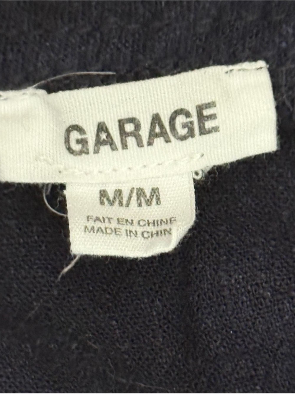 Garage Navy Ruffle Babydoll Top - Picture 3 of 3